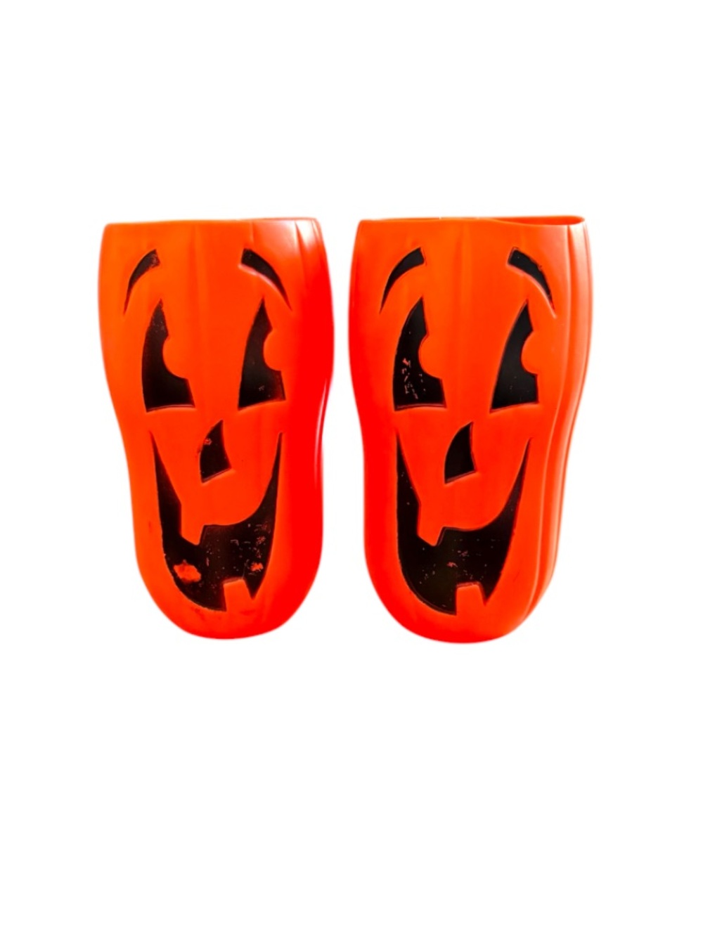 HALLOWEEN➕Set Of 2: Jack O Lantern Blow Mold Plastic Tumblers